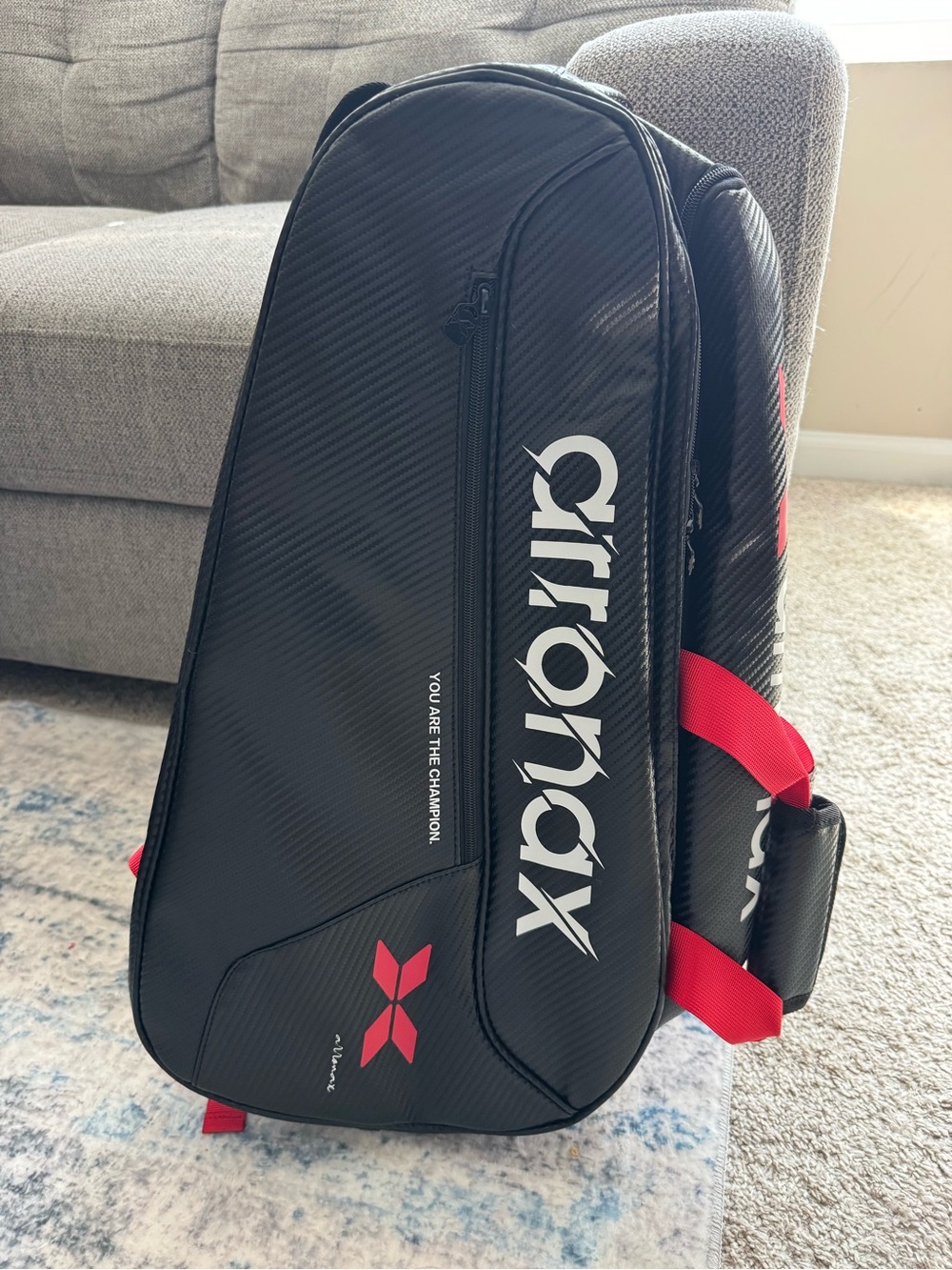Arronax 3K fiber texture leather pickleball backpack